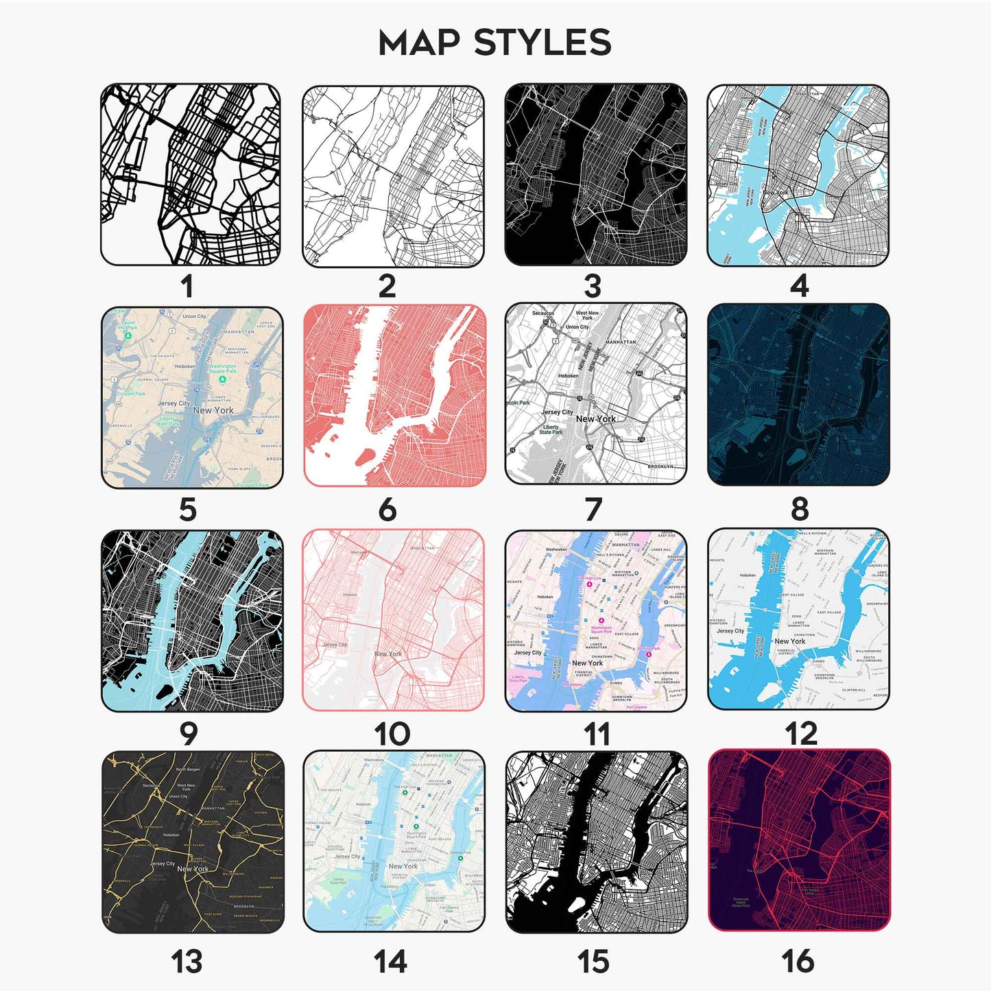 Custom Location Map Night Light – Personalized Acrylic Map Plaque