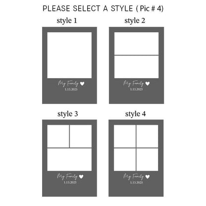 Wedding Gift for Bride and Groom — Personalized LED Photo Light with Names & Wedding Date